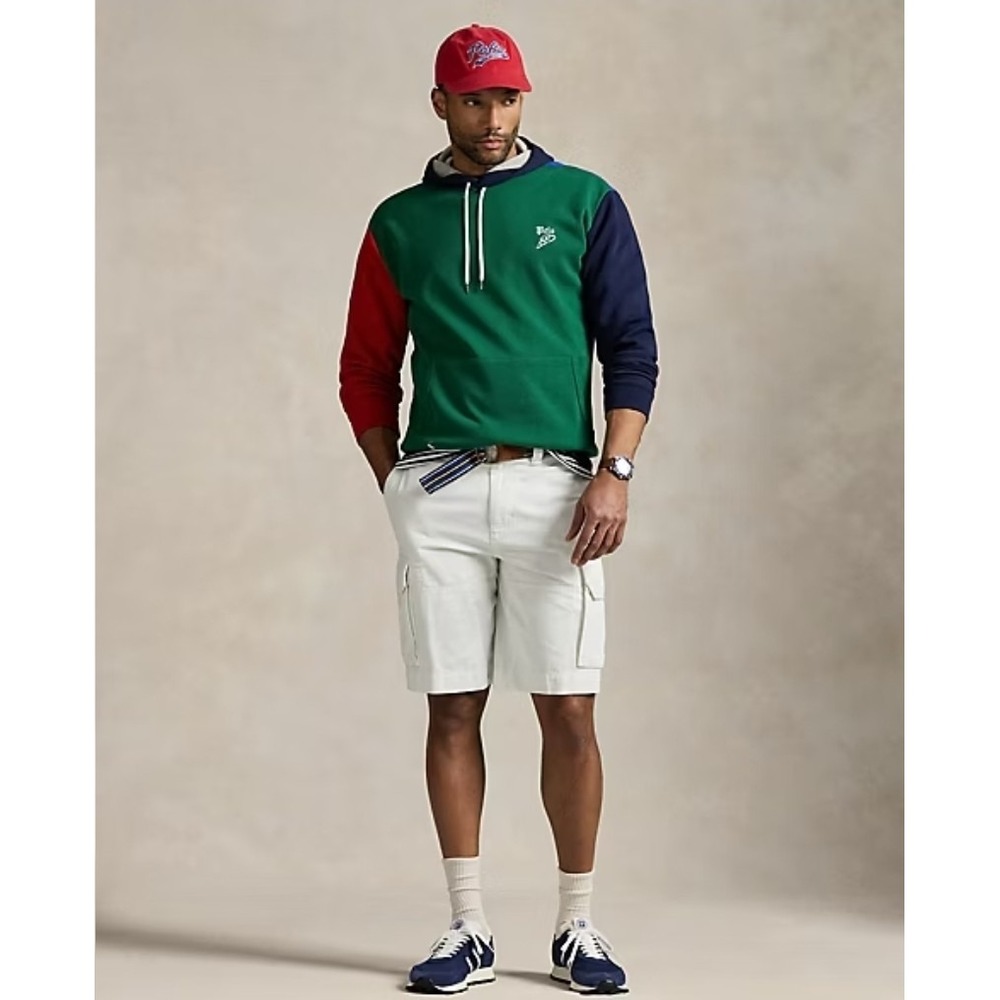 Polo Ralph Lauren Mens Color Blocked Double Knit Mesh Hoodie Men's Size 4XLT NWT - Picture 4 of 8